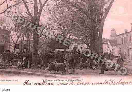 Ville de COZES, carte postale ancienne