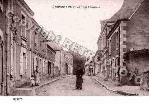 Ville de DAUMERAY, carte postale ancienne
