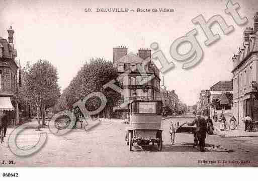 Ville de DEAUVILLE, carte postale ancienne