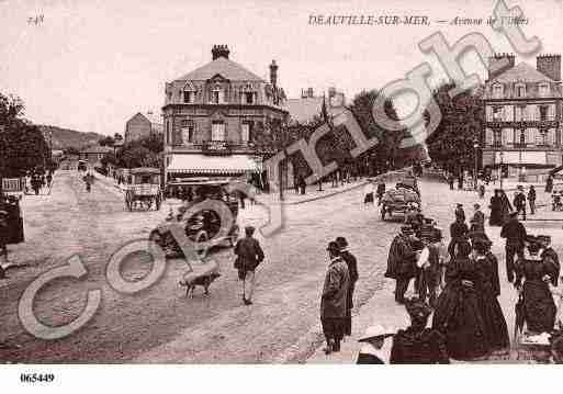 Ville de DEAUVILLE, carte postale ancienne