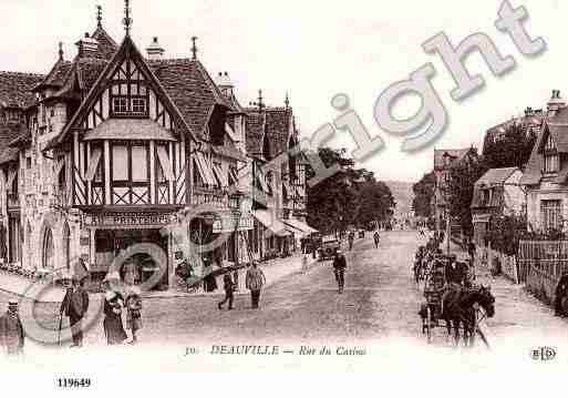 Ville de DEAUVILLE, carte postale ancienne