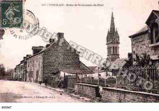 Ville de DOMALAIN, carte postale ancienne