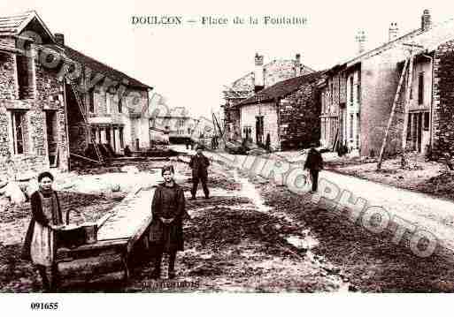 Ville de DOULCON, carte postale ancienne