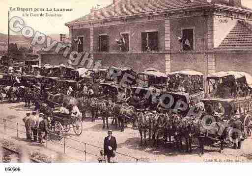 Ville de DUNIERES, carte postale ancienne