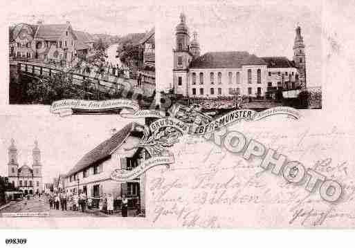 Ville de EBERSMUNSTER, carte postale ancienne