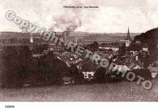 Ville de FRAISANS, carte postale ancienne