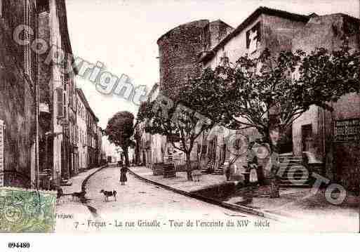 Ville de FREJUS, carte postale ancienne