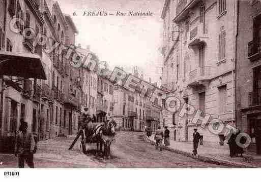 Ville de FREJUS, carte postale ancienne