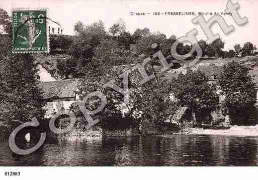 Ville de FRESSELINES, carte postale ancienne