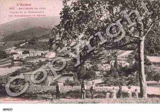 Ville de GANAC, carte postale ancienne