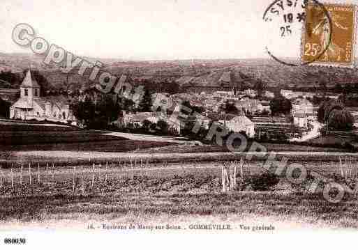 Ville de GOMMEVILLE, carte postale ancienne