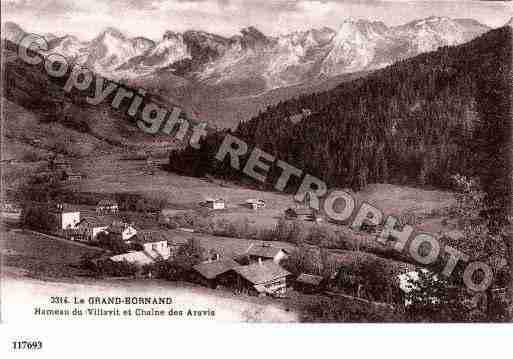 Ville de GRANDBORNAND(LE), carte postale ancienne