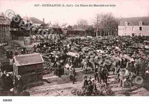 Ville de GUERANDE, carte postale ancienne