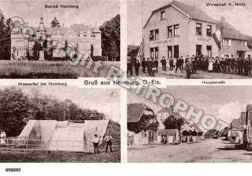 Ville de HOMBOURG, carte postale ancienne