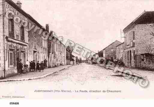 Ville de JUZENNECOURT, carte postale ancienne