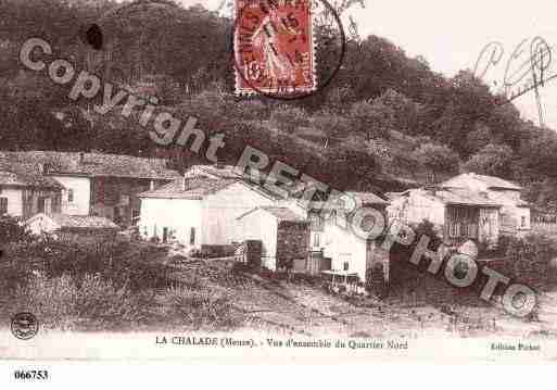 Ville de LACHALADE, carte postale ancienne