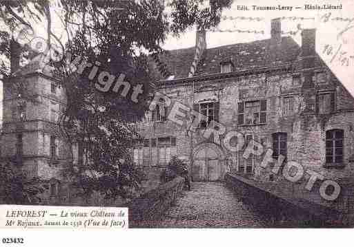 Ville de LEFOREST, carte postale ancienne