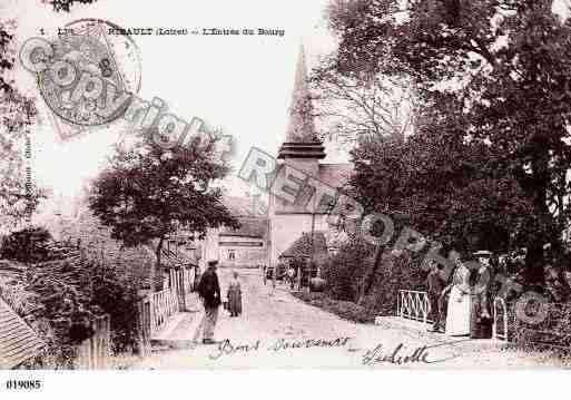 Ville de LIGNYLERIBAULT, carte postale ancienne