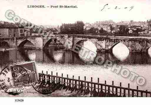 Ville de LIMOGES, carte postale ancienne