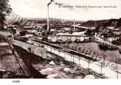 Ville de LIMOGES, carte postale ancienne