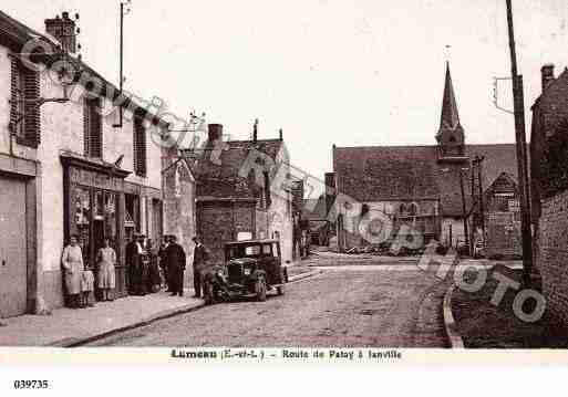 Ville de LUMEAU, carte postale ancienne