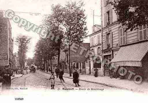 Ville de MALAKOFF, carte postale ancienne