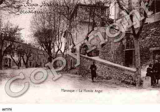 Ville de MANOSQUE, carte postale ancienne