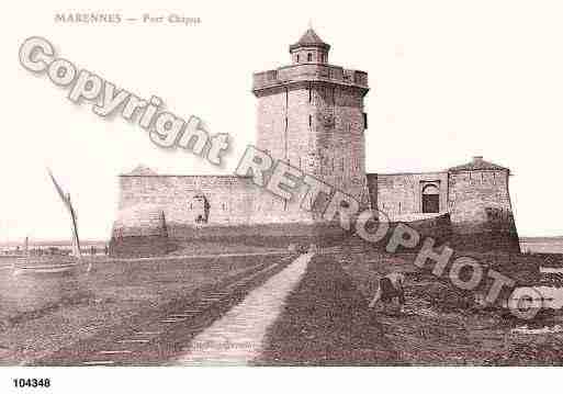 Ville de MARENNES, carte postale ancienne