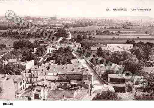 Ville de MARENNES, carte postale ancienne