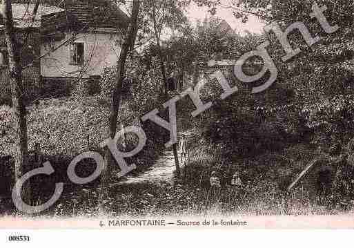 Ville de MARFONTAINE, carte postale ancienne