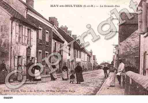 Ville de MAYENMULTIEN, carte postale ancienne
