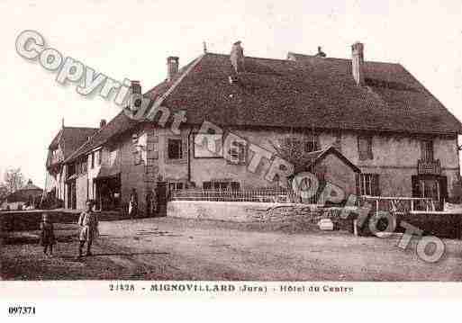 Ville de MIGNOVILLARD, carte postale ancienne