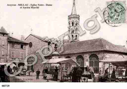 Ville de MILLAU, carte postale ancienne