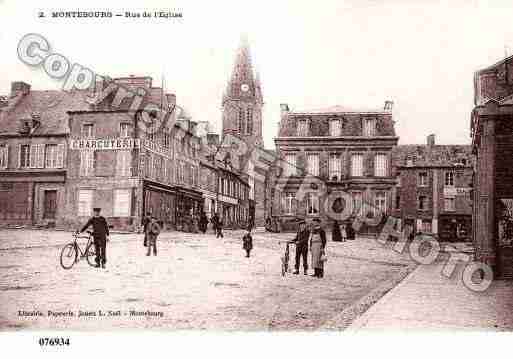 Ville de MONTEBOURG, carte postale ancienne