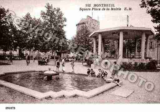 Ville de MONTREUIL, carte postale ancienne