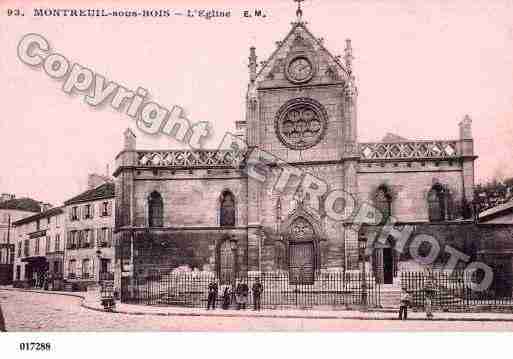 Ville de MONTREUIL, carte postale ancienne