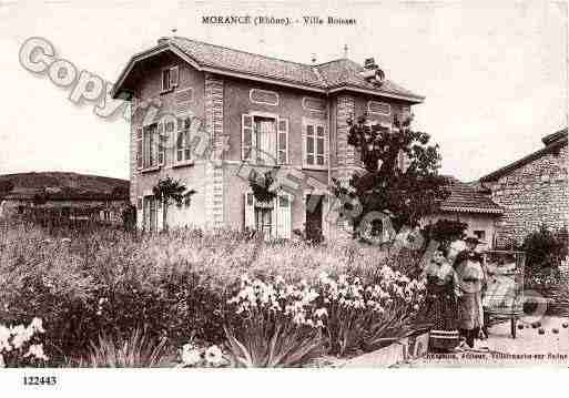 Ville de MORANCE, carte postale ancienne