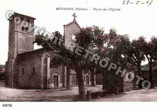 Ville de MORANCE, carte postale ancienne