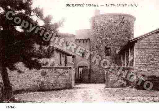 Ville de MORANCE, carte postale ancienne