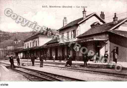 Ville de MORTEAU, carte postale ancienne