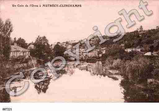 Ville de MUTRECY, carte postale ancienne