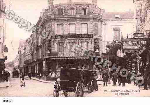 Ville de NIORT, carte postale ancienne