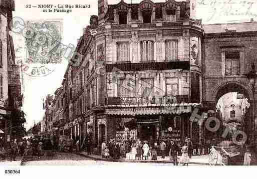 Ville de NIORT, carte postale ancienne