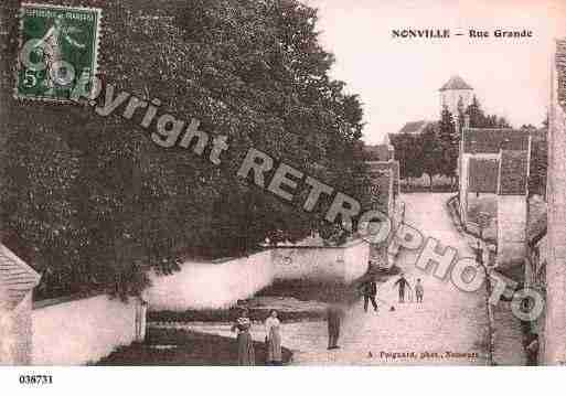 Ville de NONVILLE, carte postale ancienne