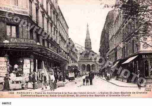 Ville de PARIS15, carte postale ancienne