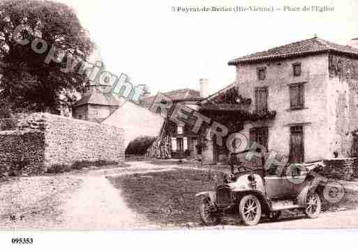 Ville de PEYRATDEBELLEAC, carte postale ancienne