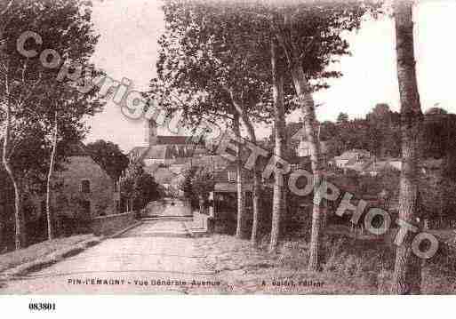 Ville de PIN, carte postale ancienne