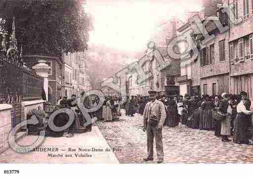 Ville de PONTAUDEMER, carte postale ancienne