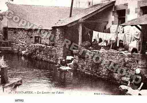 Ville de PONTAVEN, carte postale ancienne