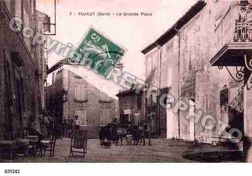 Ville de PUJAUT, carte postale ancienne